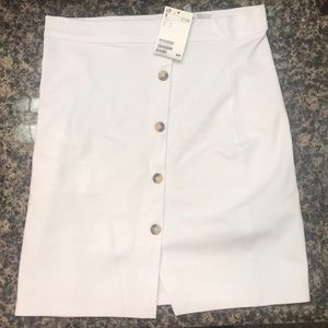 White Cotten skirt